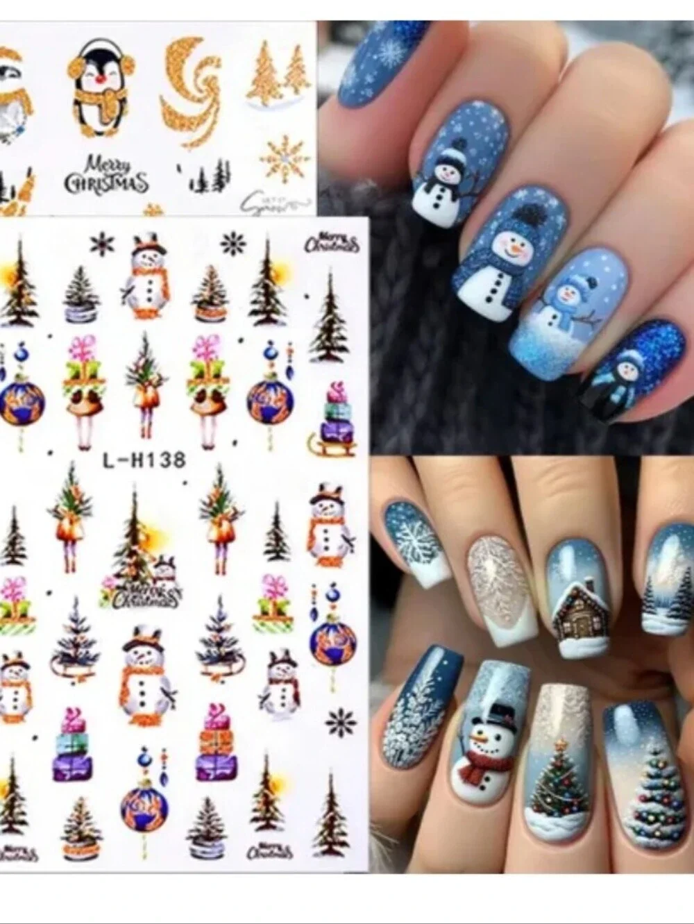 Trendy Self Adhesive Nails Art Transfer Sticker
